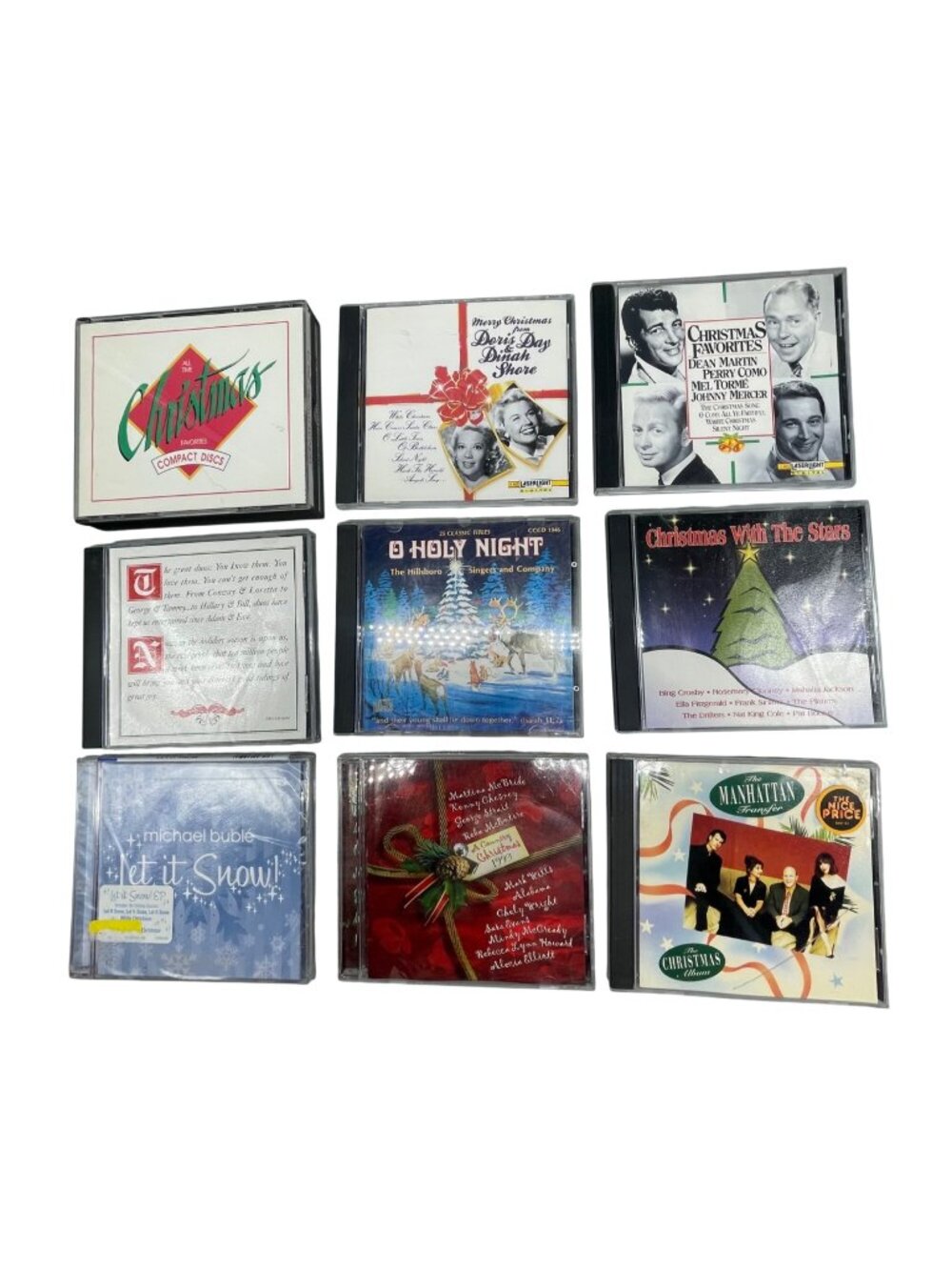Lot Of 9 Christmas Music CDs Featuring Classic Modern Holiday Hits Various READ